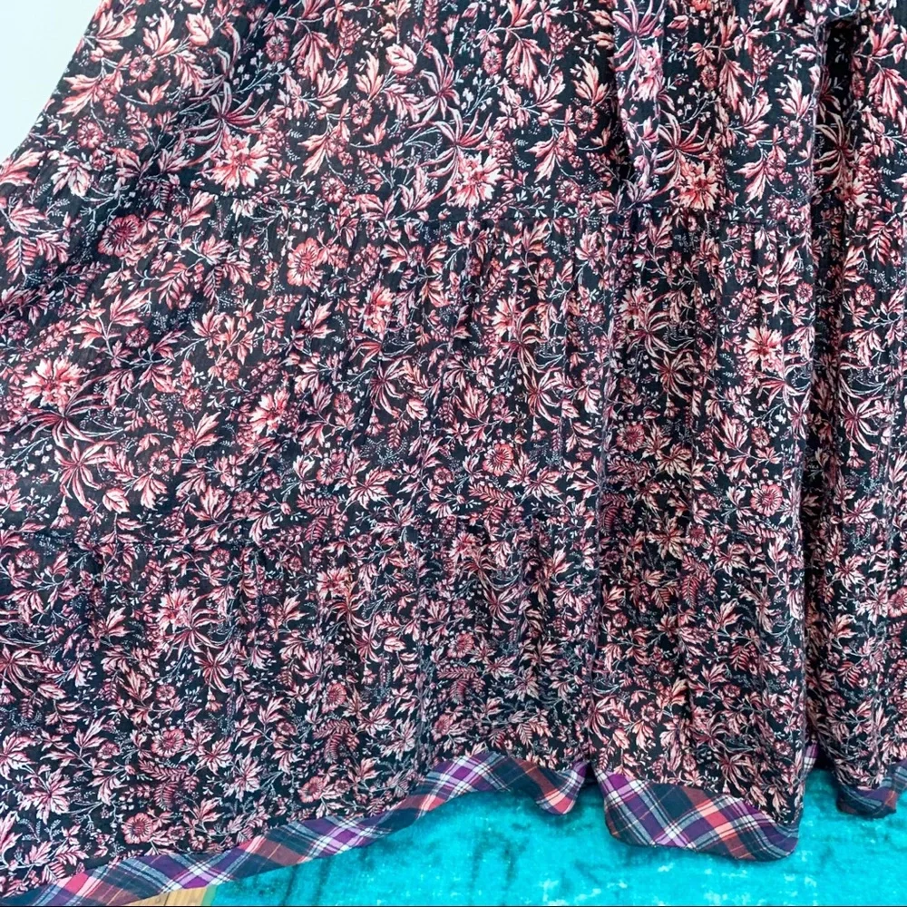 Free People What About Love Ruffle Maxi Dress